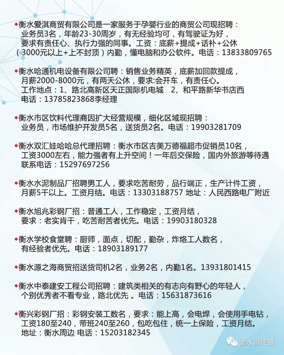 沂水最新招聘资讯发布