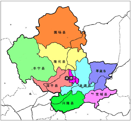 承德市最新高清地图版