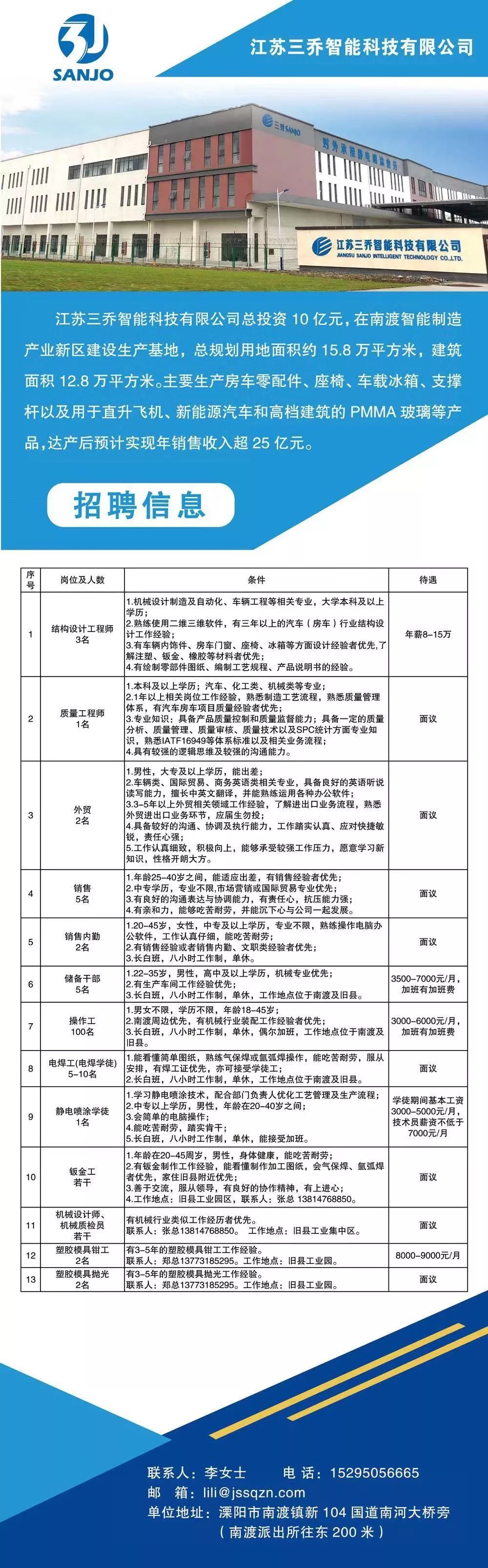 “南京锅炉操作员招聘信息”