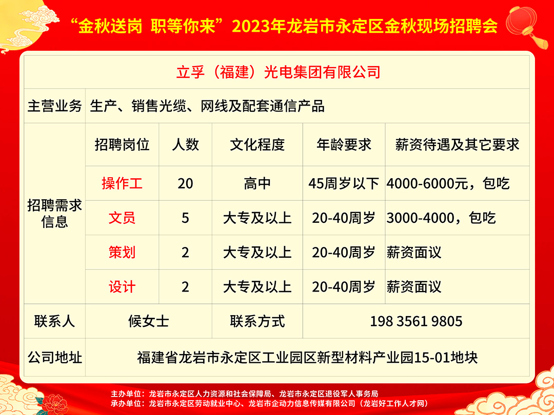 霞浦地区人才资讯平台——最新职位速递汇总